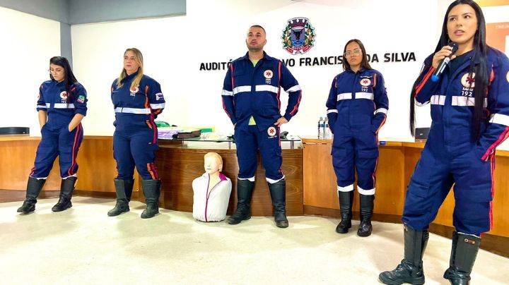 SAMU realiza capacitação para os profissionais da SEMOB de Mucuri