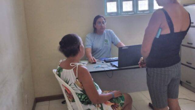 Distrito de Taquarinha recebe equipe itinerante da Assistência Social de Mucuri para atualização cadastral de beneficiários