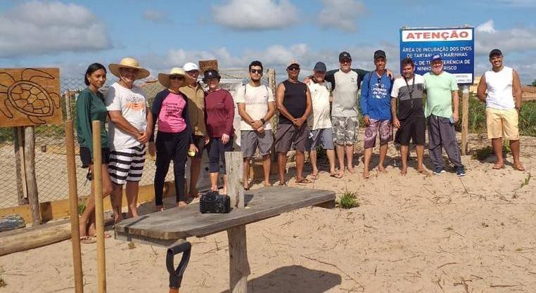 Projeto Tamar capacita equipe de Meio Ambiente e voluntários para monitoramento das tartarugas marinhas em Mucuri