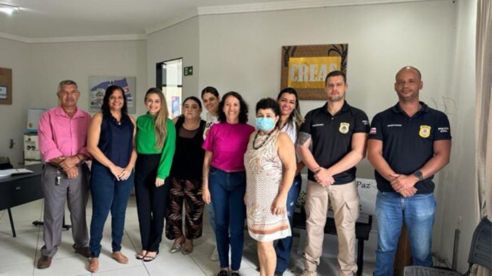 Creas de Mucuri fortalece articulação com Polícia Civil para o atendimento às mulheres vítimas de violência
