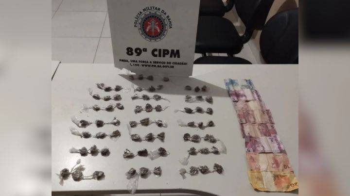 Itabatã: Ação da PM apreende drogas após perseguição