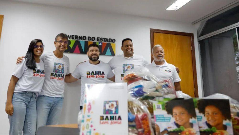 Bahia Sem Fome recebe doação de 1 tonelada de alimentos