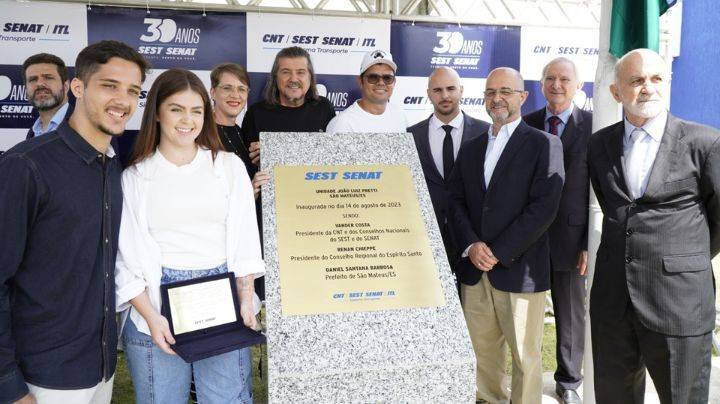Com a presença do vice-governador Ricardo Ferraço e do prefeito Daniel Santana, SEST-SENAT São Mateus inaugura nova sede