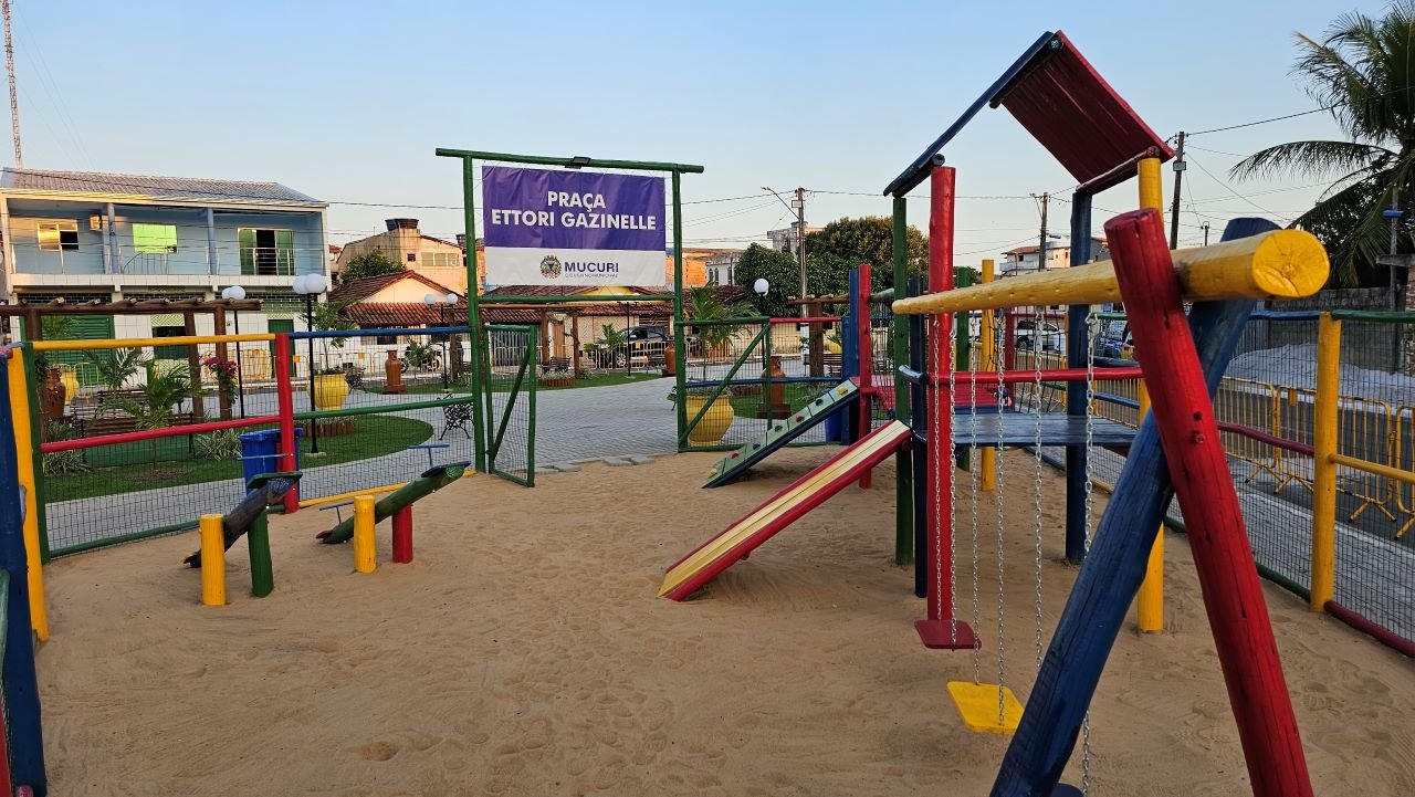 Mucuri ganha uma bela praça pública no bairro Ettori Gazzinelli