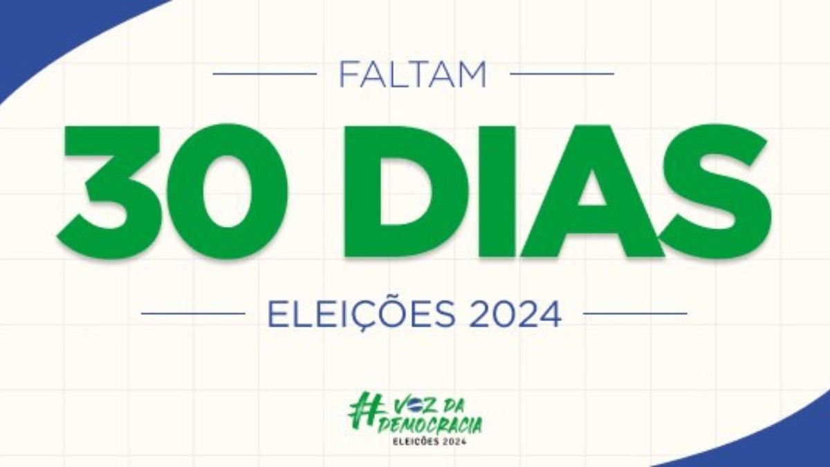 Faltam 30 dias: Justiça Eleitoral realiza em 2024 a maior eleição municipal de todos os tempos