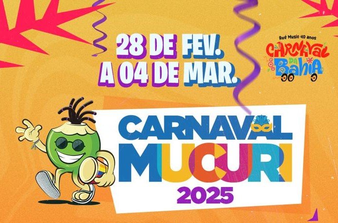 Carnaval 2025 de Mucuri promete cinco dias de festa e animação na Arena Praia da Barra