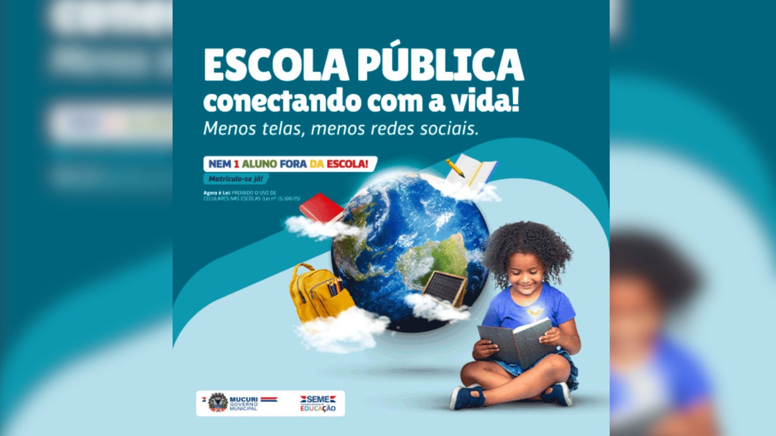 Volta às aulas na rede municipal de Mucuri marca início do ano letivo de 2025 com foco em “menos telas, mais conexão com a vida”