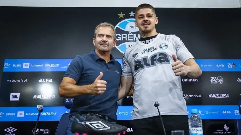 Grêmio: “Vai nos ajudar a bater nos adversários“, diz diretor sobre reforço