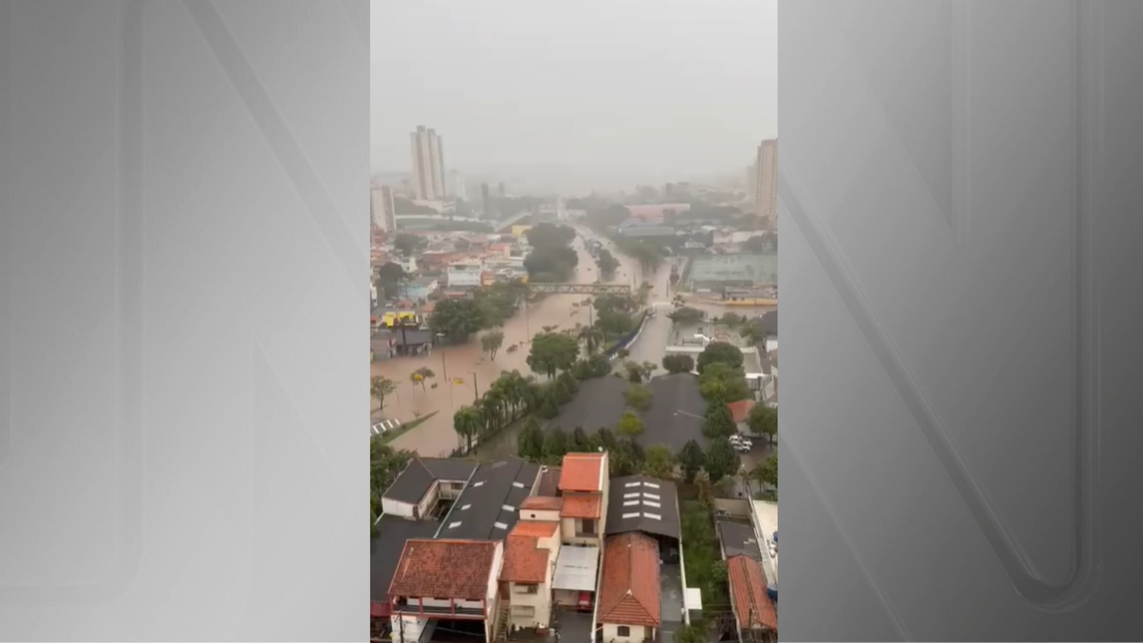 Santo André, no ABC paulista, registra chuva esperada para o mês inteiro