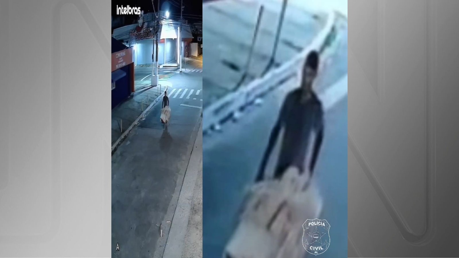 Vídeo: Suspeito de matar mulher trans empurra carrinho de mão após crime