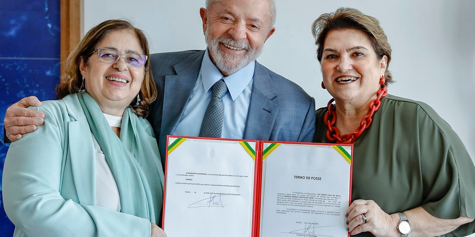 Lula empossa Márcia Lopes no Ministério das Mulheres