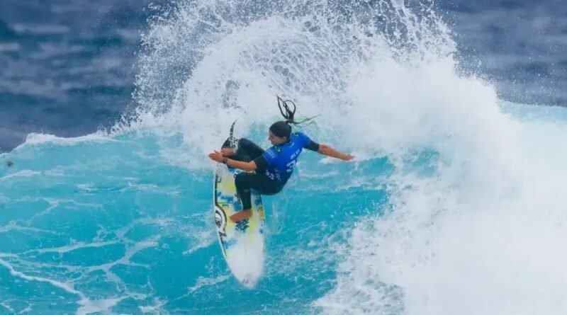 Luana Silva perde na última onda e fica com segundo lugar em Margaret River